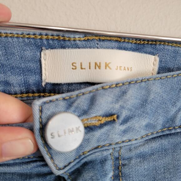 Slink Plus Size Curvy Light Wash Boyfriend Cut Mid Rise Jeans Size 16 - Picture 15 of 15